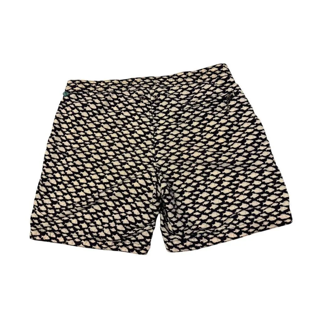 J. Crew's Easterly Fish Board Swim Shorts for men Size 30